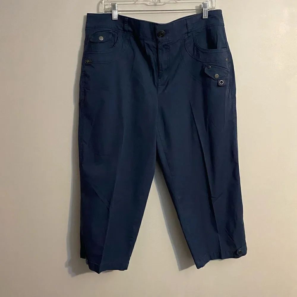 Style & Co Blue capris, size 14